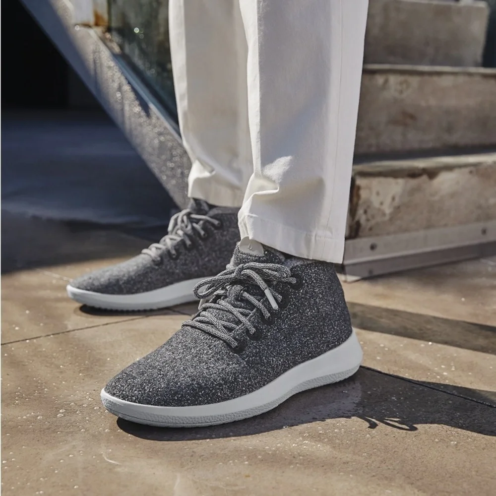 Allbirds wool runner up mizzles high-top sneaker WATER-REPELLENT women’s 8